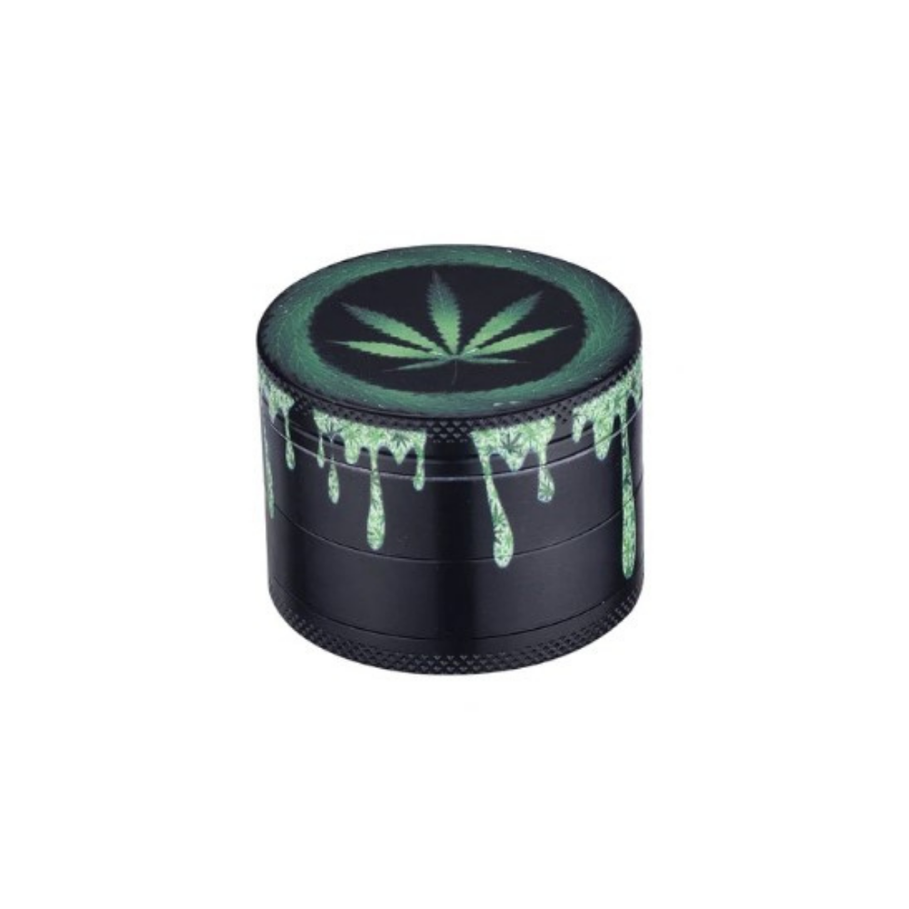 Grinder CHAMP HIGH métal dripping Leaf 40 mm - 4 piéces