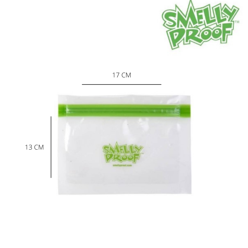 Sachet Zip Smelly Proof Lot de 25 sachets hermétiques munis 2 zips